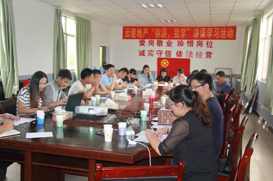 云建地產(chǎn)團支部組織開展“你講，我學”活動