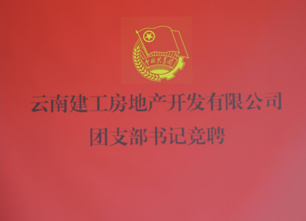 建工地產(chǎn)公開競聘選拔團支部書記
