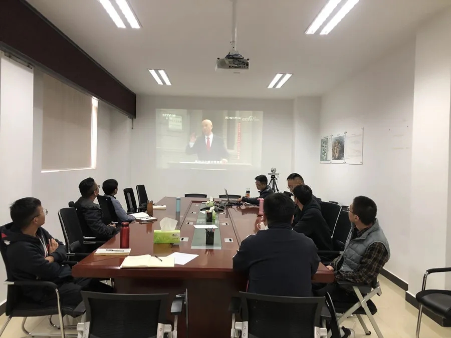 曲靖分公司組織觀看黨史故事講座
