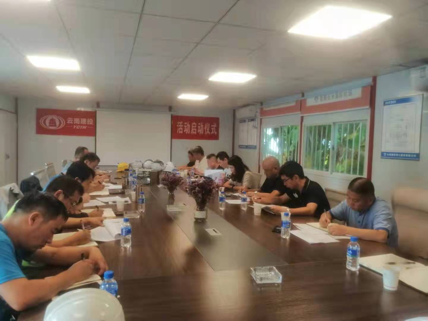 袁明紅到文山項目檢查指導