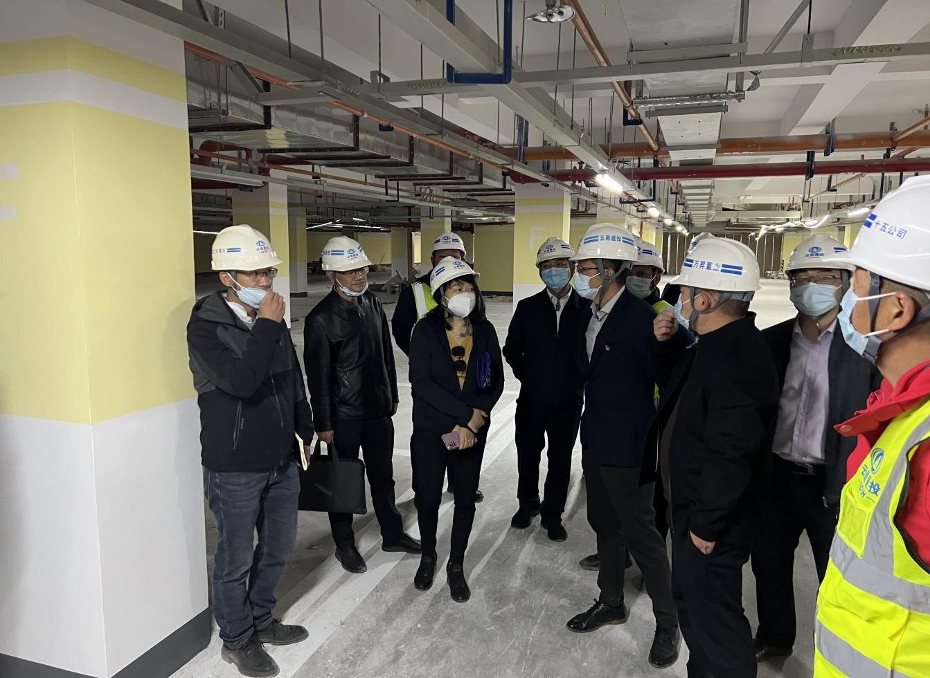 集團(tuán)總部部門(mén)檢查龍悅?cè)A府項(xiàng)目安全生產(chǎn)工作