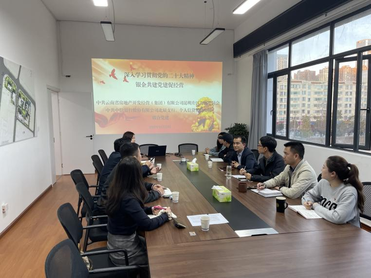 昆明片區(qū)黨支部與合作單位召開共建交流會(huì)