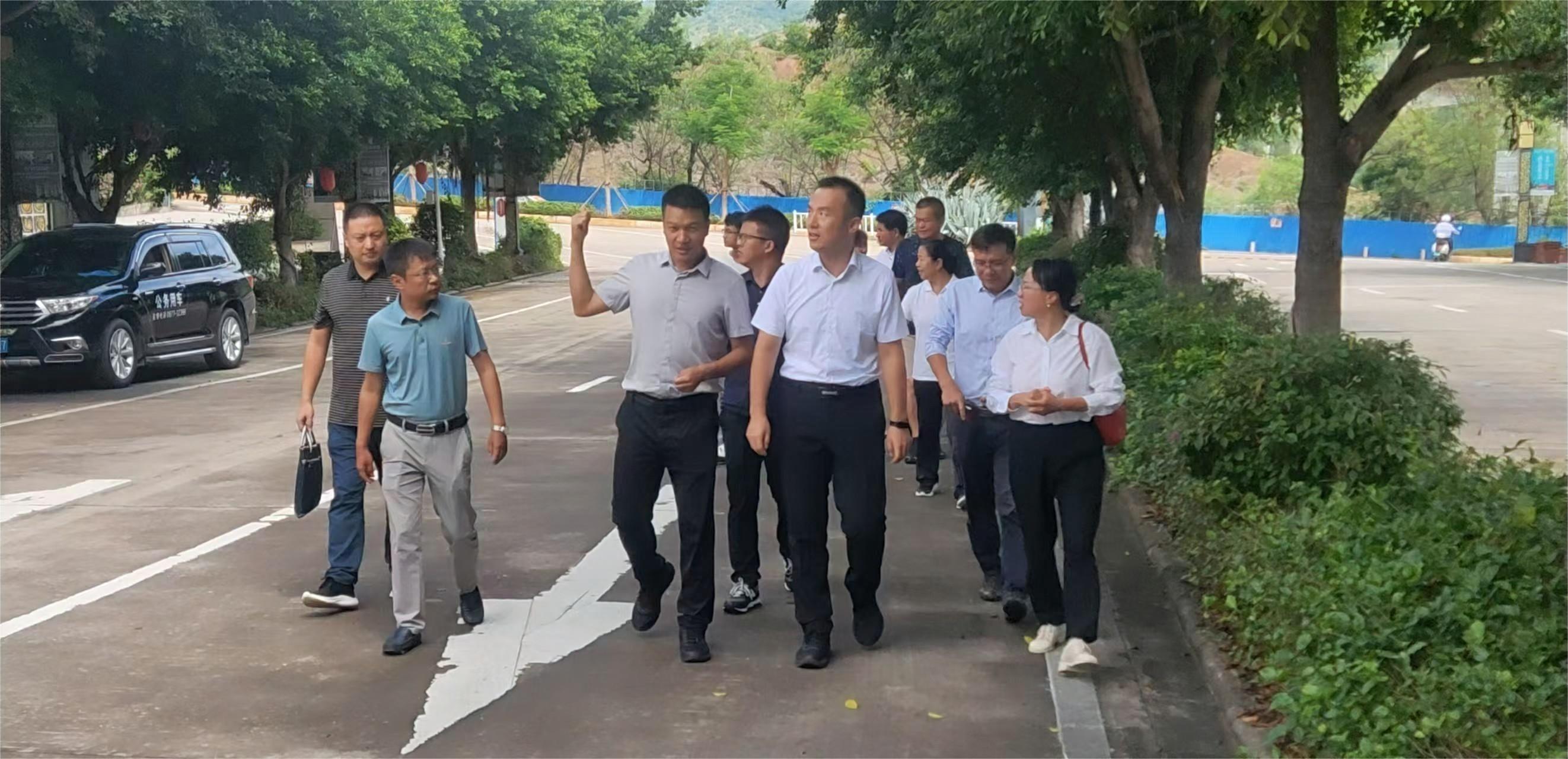 玉溪市、元江縣領(lǐng)導(dǎo)調(diào)研建投·四季錦府項(xiàng)目